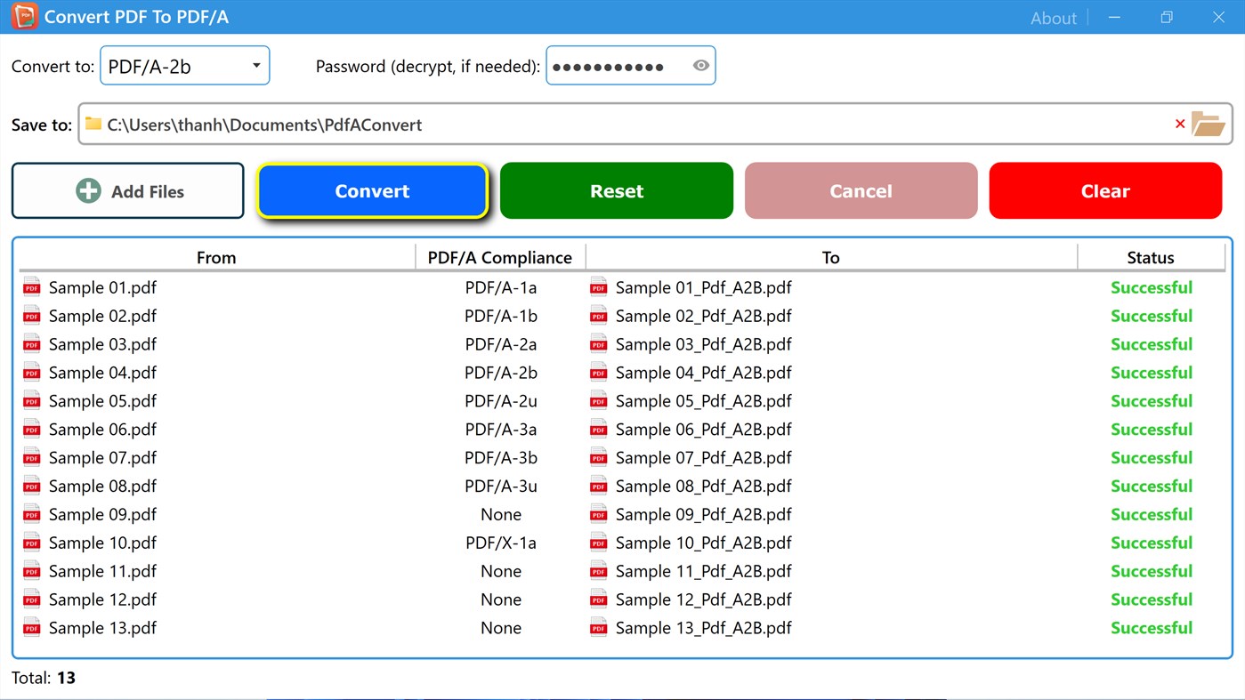 #3. Convert PDF To PDF/A (Windows) 由: Ngoc Thanh