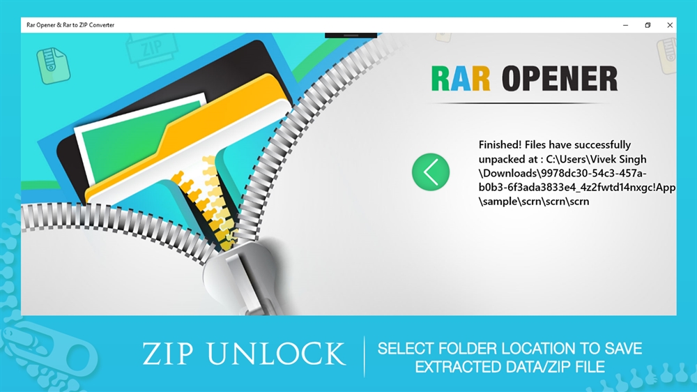 Rar to zip converter. Rar Opener.