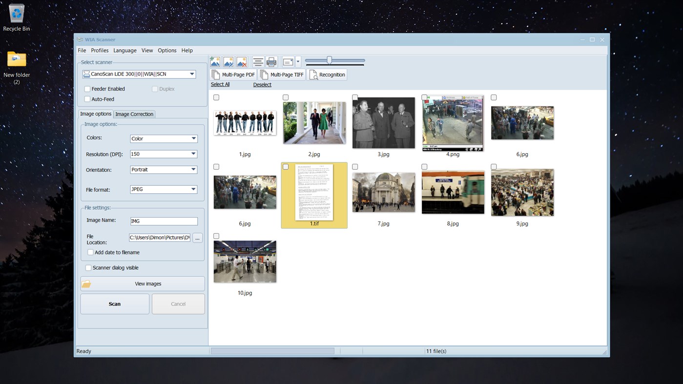 #1. WIA Scanner (Windows) Bởi: Dmitrijs Volkovs