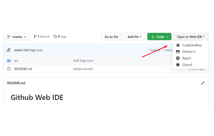 GitHub Web IDE small promo image