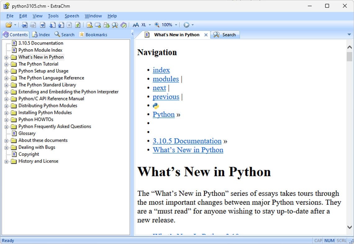 #1. CHM Reader app (Windows) 由: Mikayel Simonyan
