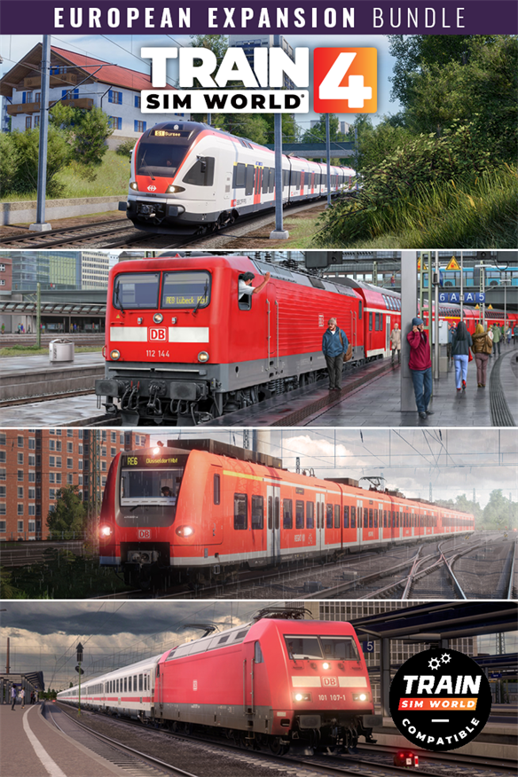 Train Sim World 4: European Expansion Bundle Xbox Series X|S and Xbox One cover art