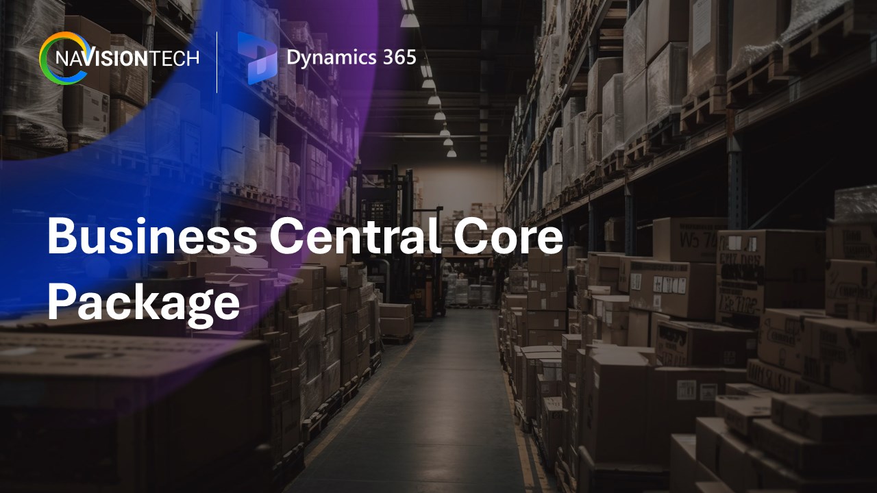 Snapshot 1 of Business Central Core: 4-Wk Implementation