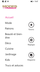Modes & Travaux screenshot 3