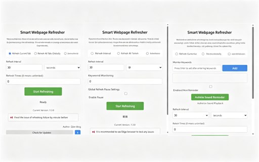 Smart Auto Refresher - Real-Time Web Monitoring