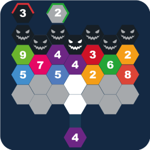 Hexa Monsters Attack: Match-3 Shooting Puzzle