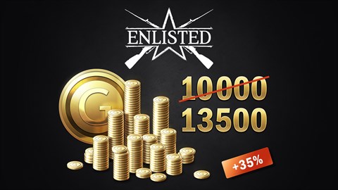 Enlisted - 10000 Gold + 3500 Bonus