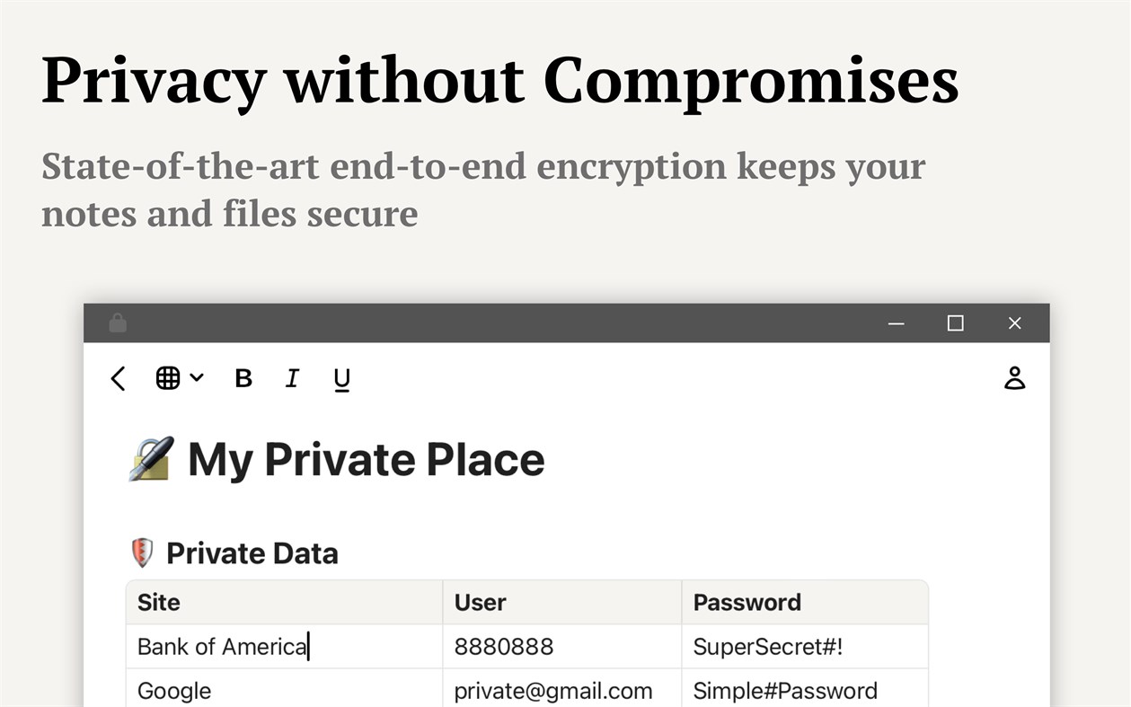 #1. SNote - Encrypted Notes (Windows) 由: Incog LLC