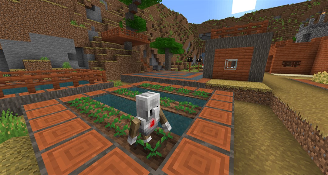 Screenshot of a simple and engaging minecraft gameplay