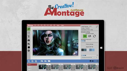 AMontage | Create awesome GIF & Video animation screenshot 1