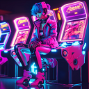 Anime Girls wallpapers new tab icon