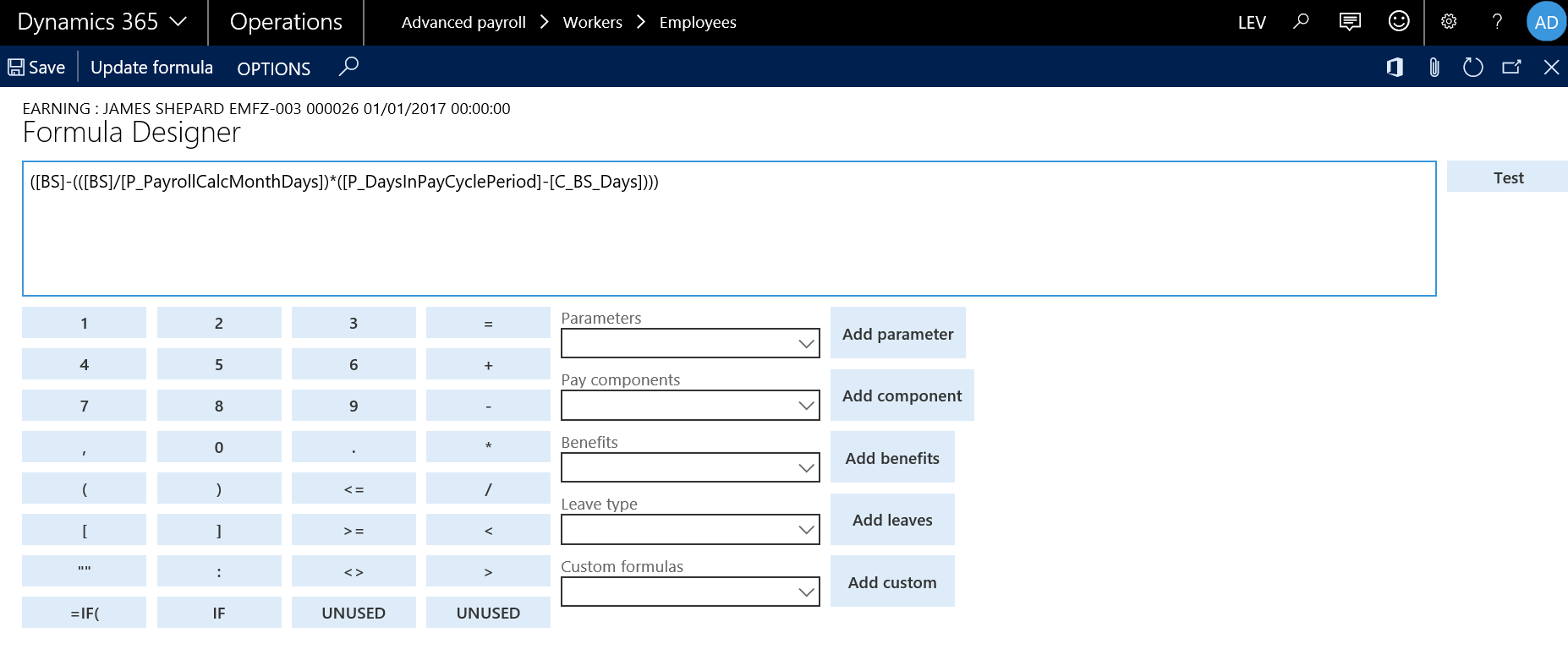 Snapshot 2 of Payroll 365