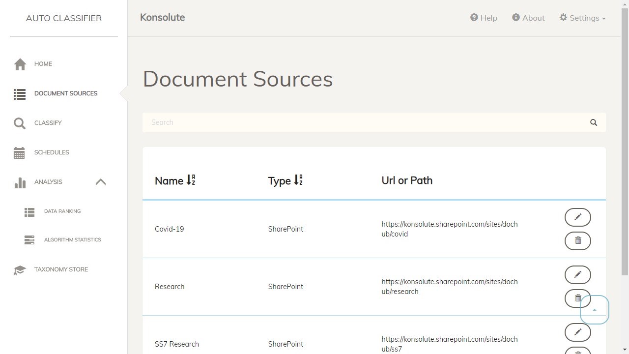 Snapshot 2 of Konsolute - Auto Classifier