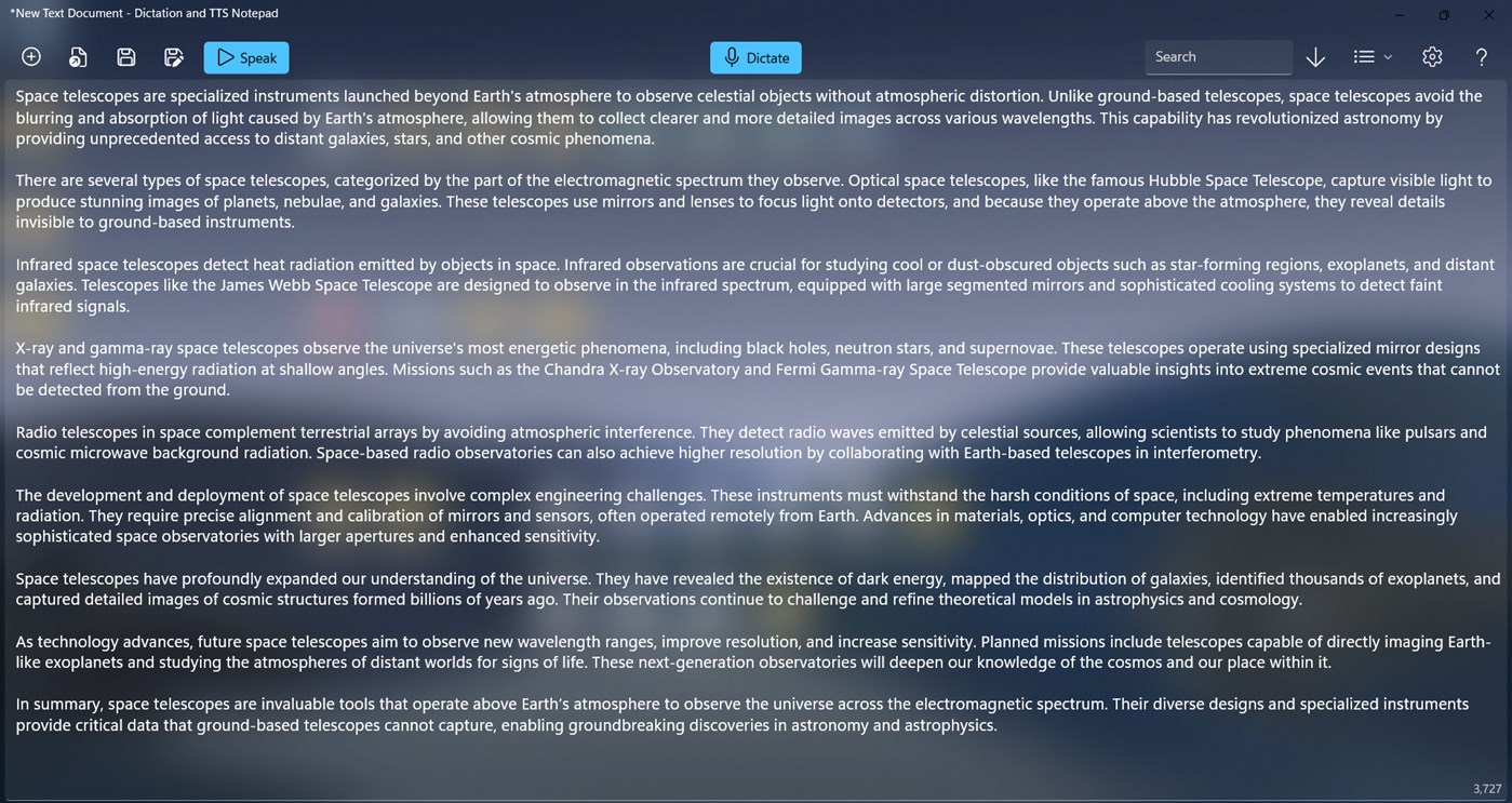 #2. Dictation and TTS Notepad (Windows) 由: Alexander Komarov