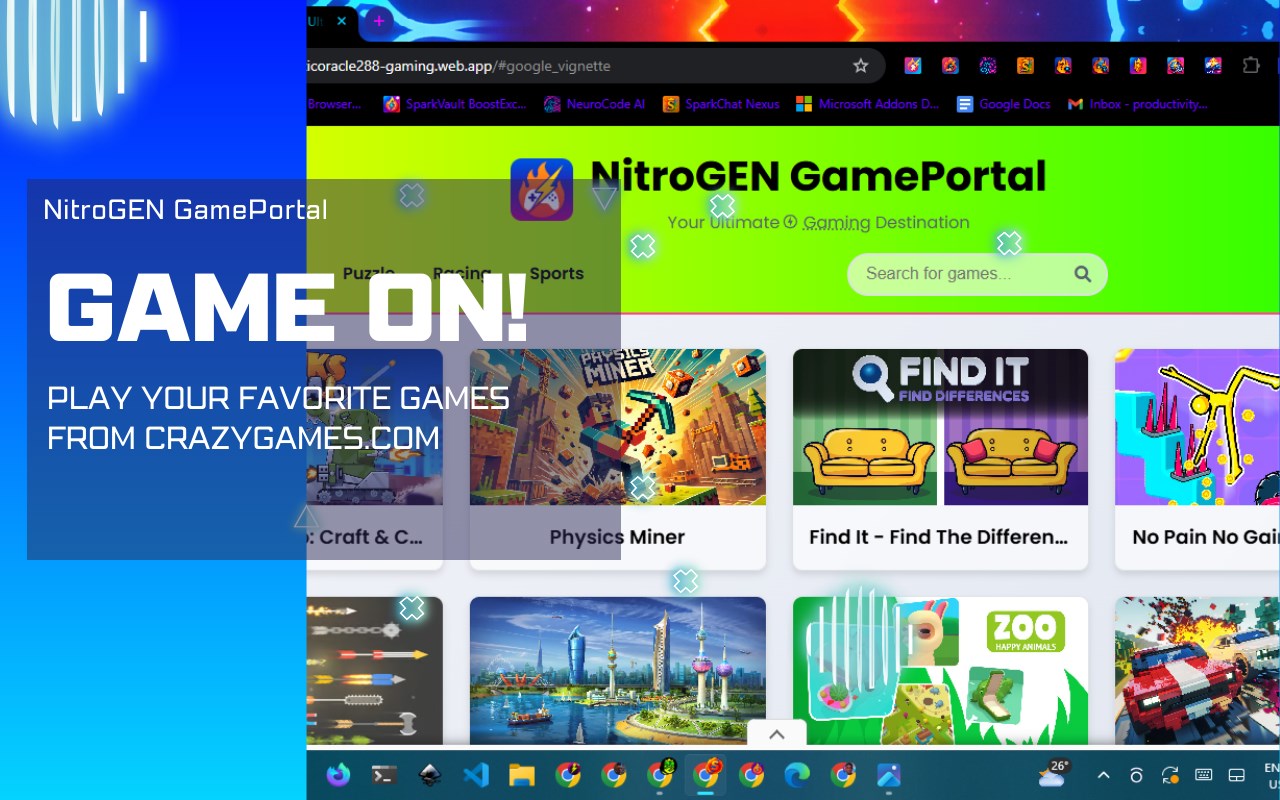 MysticOracle Gaming New Tab