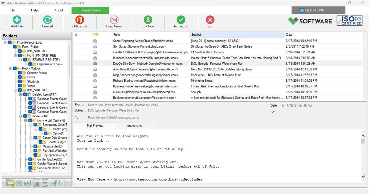 #4. Restore PST File Tool (Windows) От: VARTIKA SOFTWARE PRIVATE LIMITED