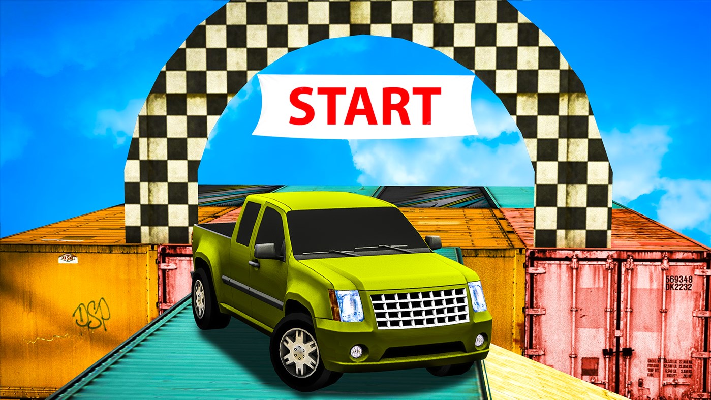 #1. 4X4 Car Stunts Action Ramp Game 2025 (Windows) 게시자: Mayaavi Game Studio