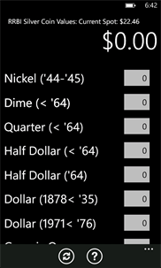 RRBI Coin Silver Calculator screenshot 1