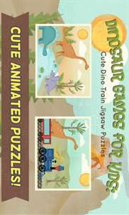 Dinosaur Games for Kids: Puzzles screenshot 1
