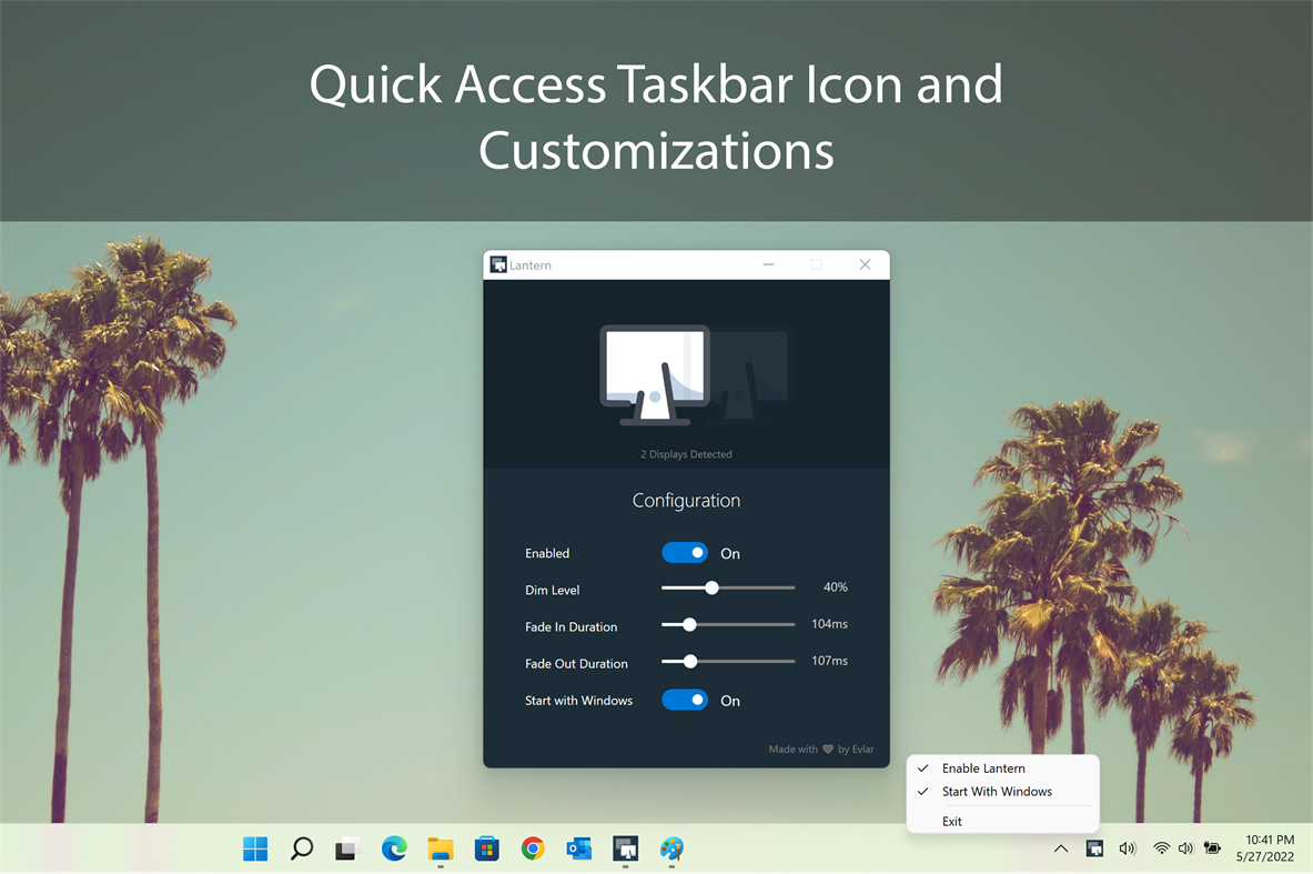 #2. Smart Screen Dimmer (Windows) Tekijänä: EvlarSoft LLC