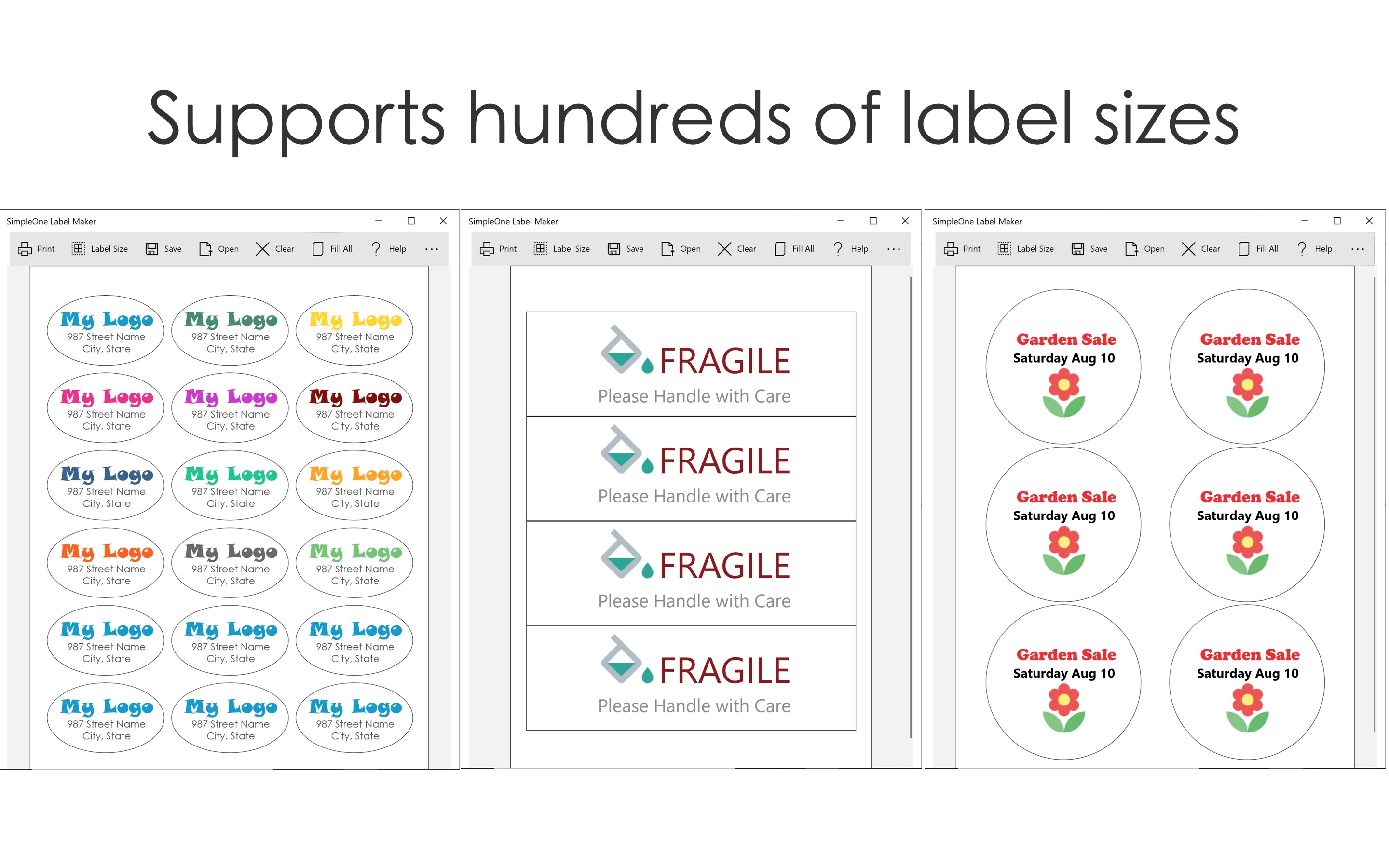 simple one label maker