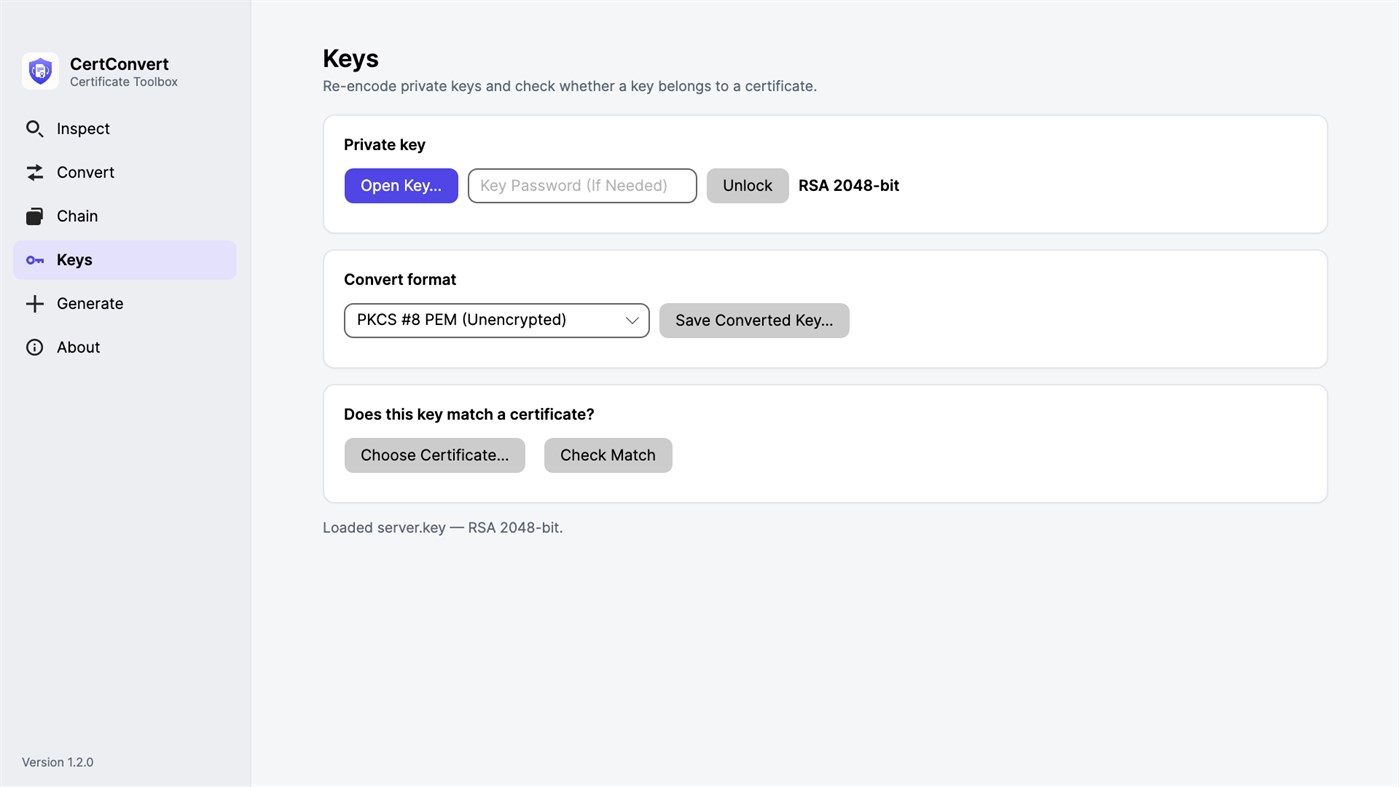 #7. CertConvert (Windows) 作者: Jermaine Walkes