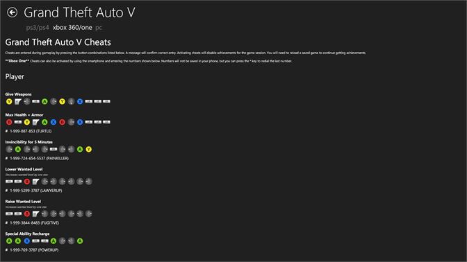Get Cheats For Gta Microsoft Store En Nu