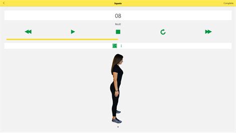 Home workout - 7 minute workout training challenge Screenshots 2