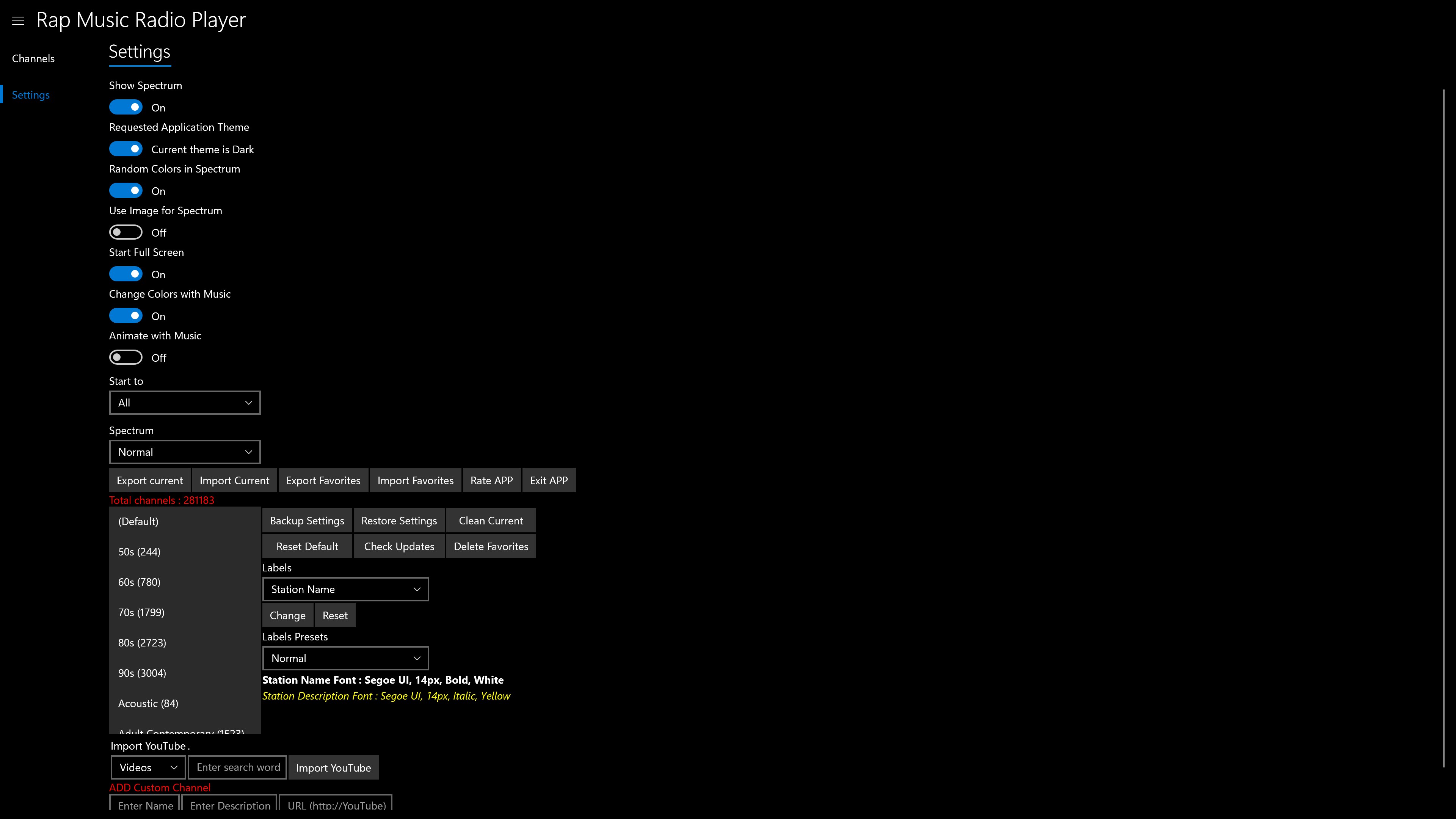 Rap Music Radio Player screenshot