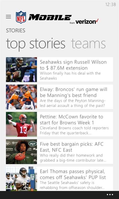 NFL Mobile Screenshots 2