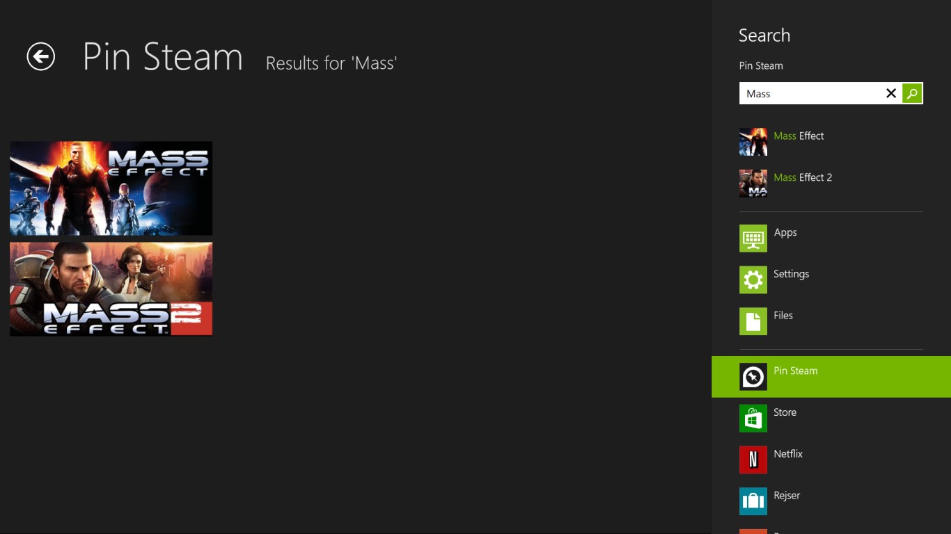Pin Steam for Windows 10