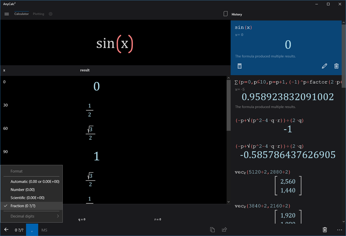 #2. AnyCalc² (Beta) (Windows) 由: FzSoftware