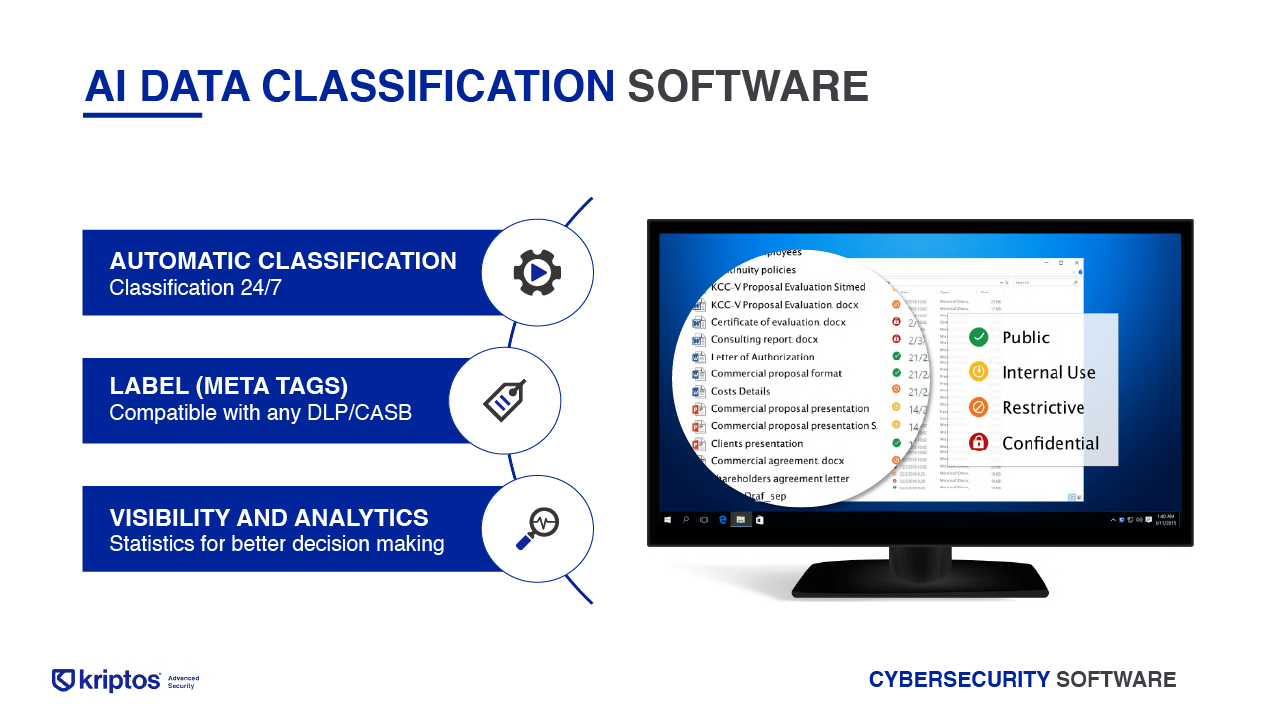 Snapshot 3 of Kriptos - Automatic Data Classification