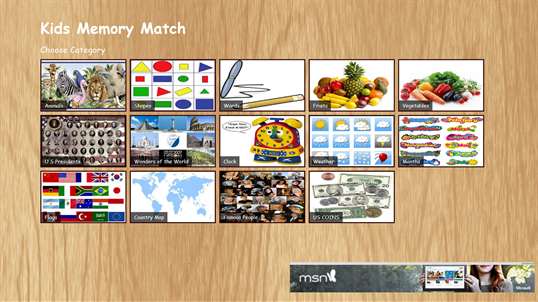 Kids Memory Match screenshot 1