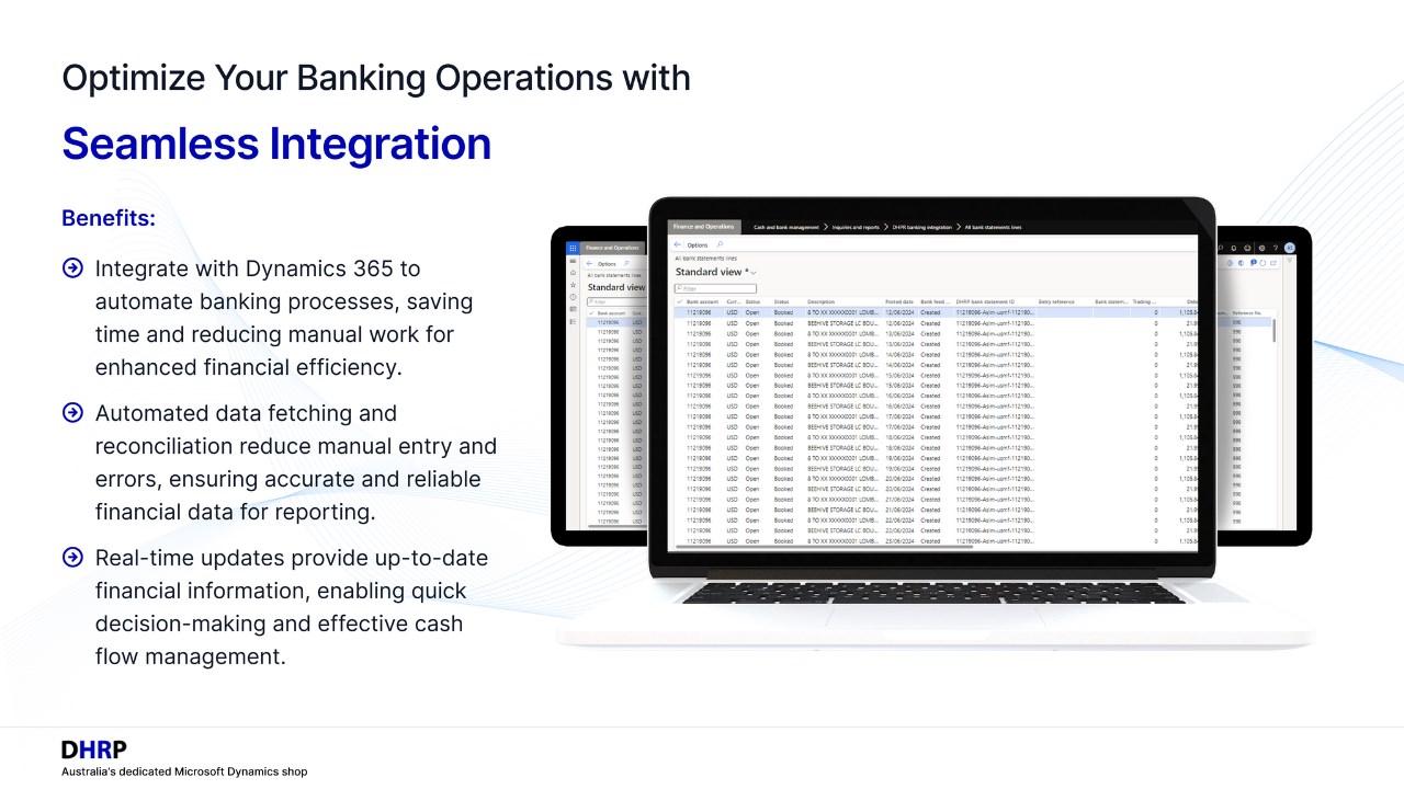 Snapshot 3 of Banking Connector in D365