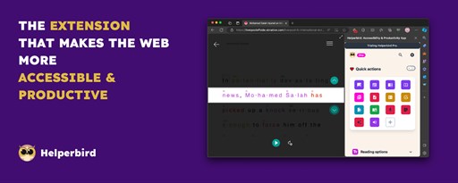 Helperbird: Accessibility & Productivity App marquee promo image