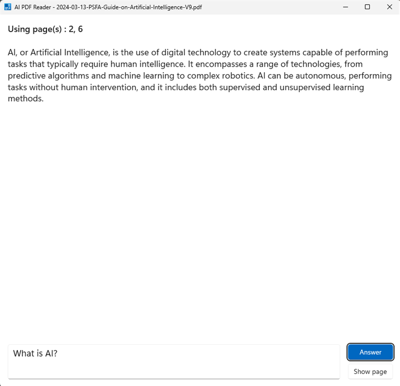 #3. AI PDF Reader (Windows) 게시자: Software Tailor (HK) Limited