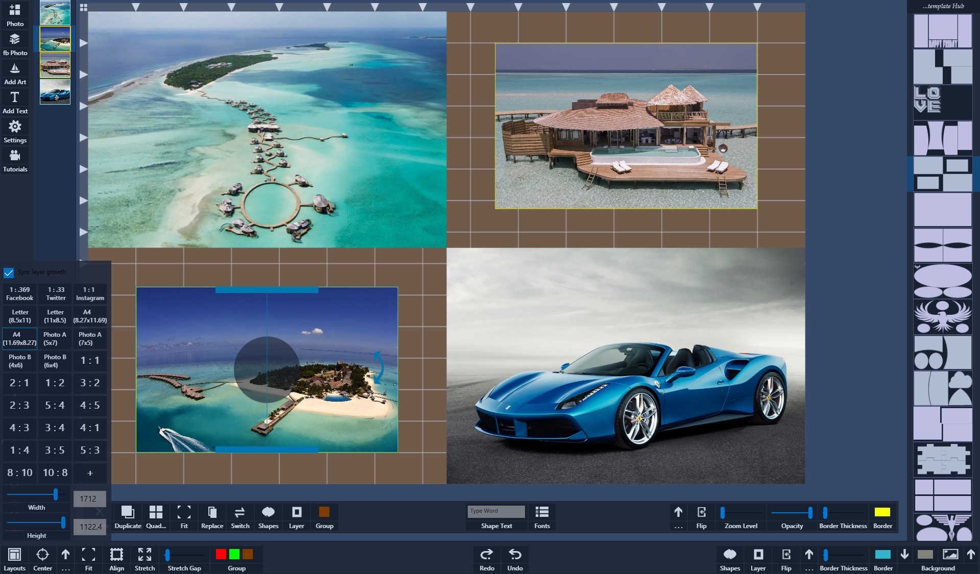 Atlantas Photo Collage Studio for Windows 10