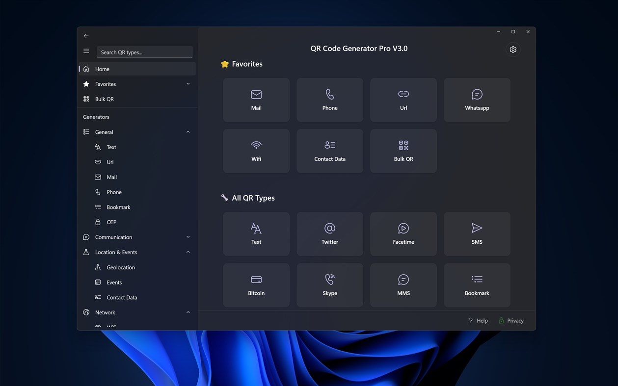 #1. QR Code Generator Pro (Windows) Bởi: Aadhil RF