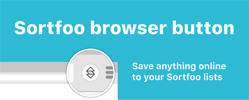 Sortfoo Save Button marquee promo image