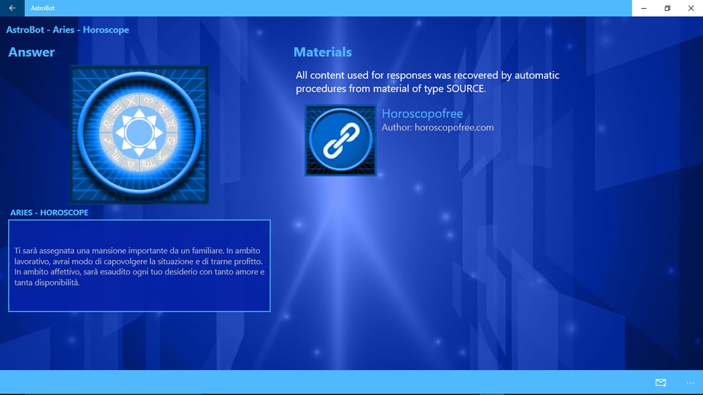 #7. AstroBot (Windows) Podle: Andrea Testa