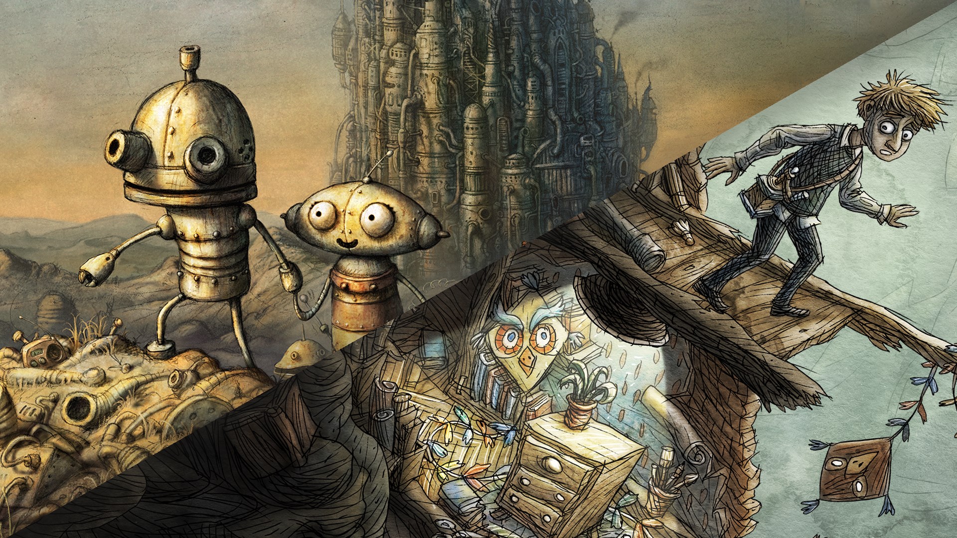 Buy Machinarium & Creaks Bundle (Xbox) cheap from 964 RUB | Xbox-Now