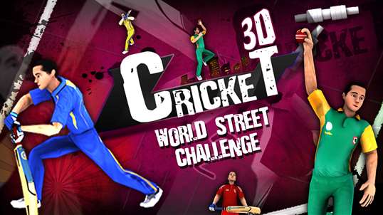 Cricket 3D World Street Challenge screenshot 1