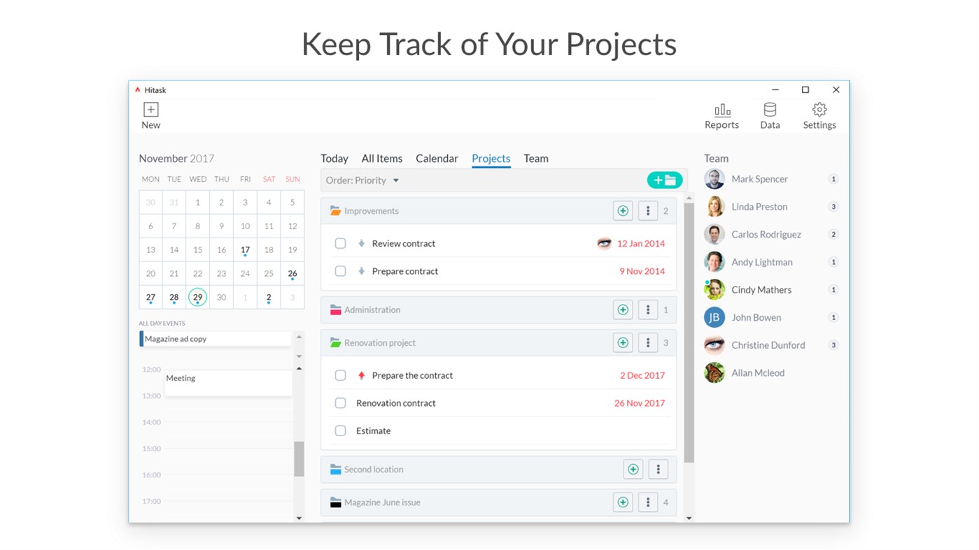 #4. Hitask: Team Task Management (Windows) Με: Human Computer