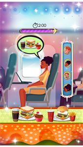Super Flight Attendant Girls - Fun Airplane Food Serving Game screenshot 4