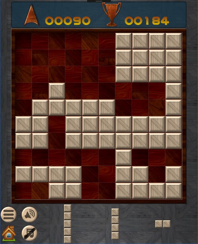 #7. Wooden Block Puzzle Game (Windows) 由: ZingMagic Limited