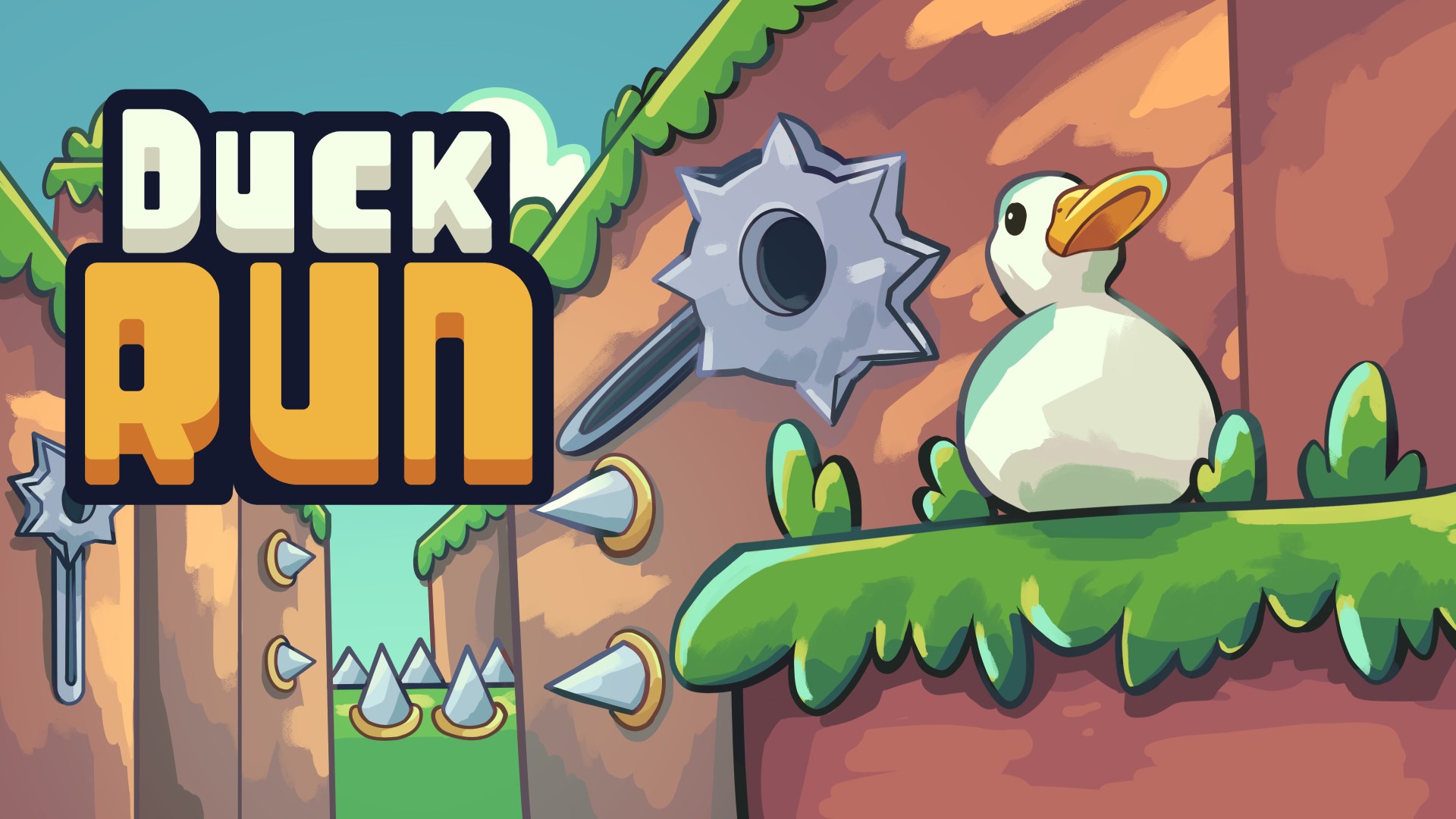 Can you overcome the traps and lead the duck to its goal?