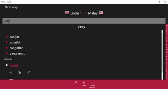 Malay - English screenshot 1