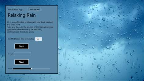 Relaxing Rain Screenshots 1