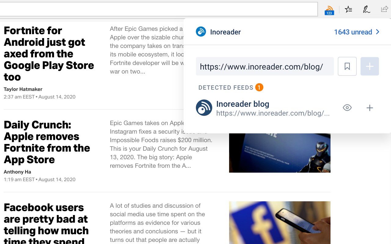 RSS Reader Extension (by Inoreader)